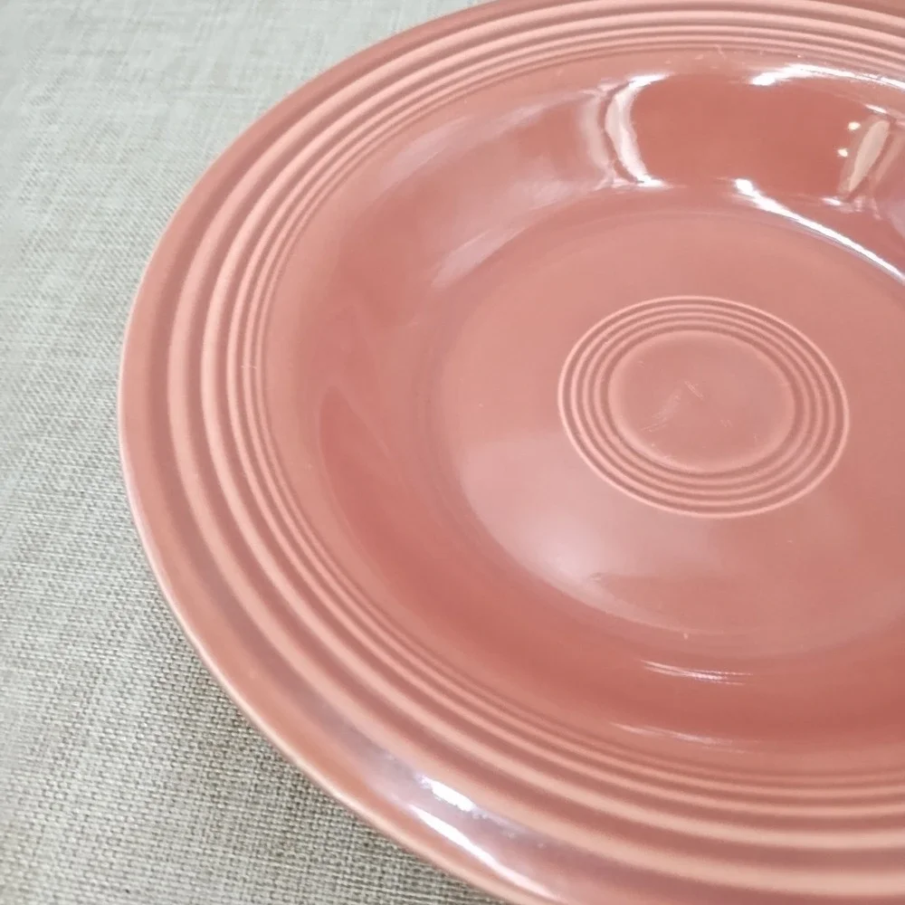 Vintage (1951-1959) Fiesta Fiestaware Rose 8 1/2
